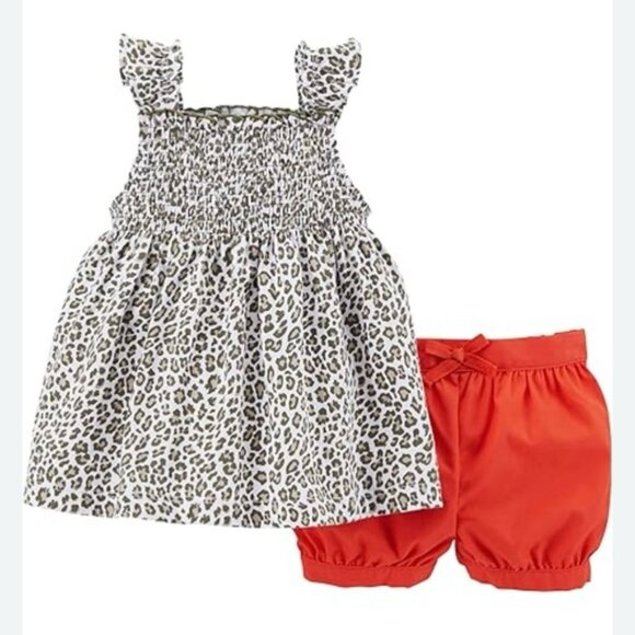 3 for $25 ~ Carters ~ Tank and Short Set ~ Baby Size 24 Months ~ Brand New - Picture 1 of 10